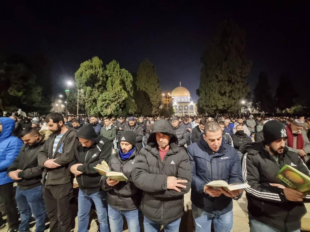 المسجد الاقصى في شهر رمضان