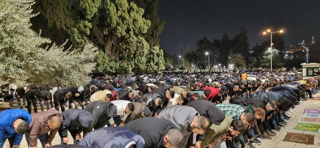 المسجد الاقصى في شهر رمضان