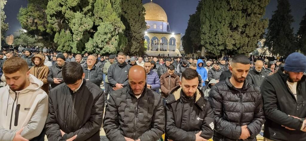 المسجد الاقصى في شهر رمضان