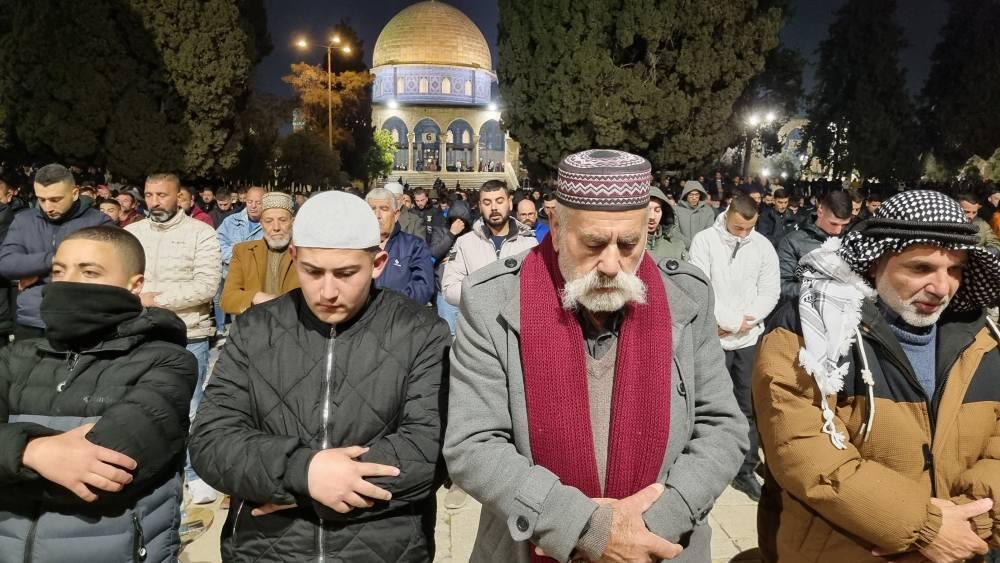 المسجد الاقصى في شهر رمضان