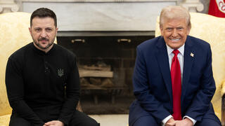 الرئيس الأمريكي ترامب والرئيس الأوكراني زيلينسكي