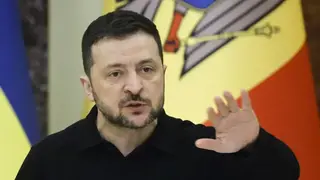 الرئيس الأوكراني فولوديمير زيلينسكي