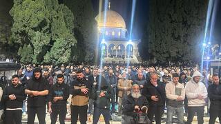 صلاة التراويح في المسجد الأقصى