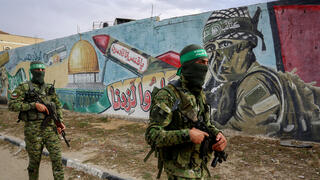 مقاتلون لحركة حماس في قطاع غزة