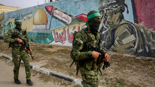 مقاتلون لحركة حماس في قطاع غزة