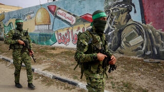 مقاتلون لحركة حماس في قطاع غزة