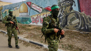 مقاتلون لحركة حماس في قطاع غزة