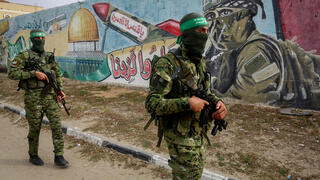 مقاتلون لحركة حماس في قطاع غزة