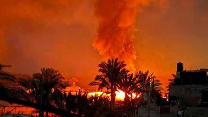 قصف إسرائيلي على قطاع غزة