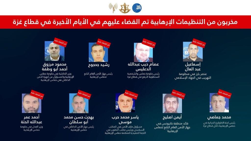 الجيش الإسرائيلي والشاباك يعلنان في بيان مشترك عن اغتيال قائد جهاز الأمن العام التابع لحركة حماس رشيد جحجوح (الجيش الاسرائيلي) الجيش الإسرائيلي والشاباك يعلنان في بيان مشترك عن اغتيال قائد جهاز الأمن العام التابع لحركة حماس رشيد جحجوح