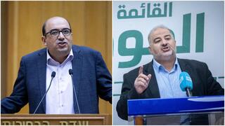 منصور عباس وسامي ابو شحادة