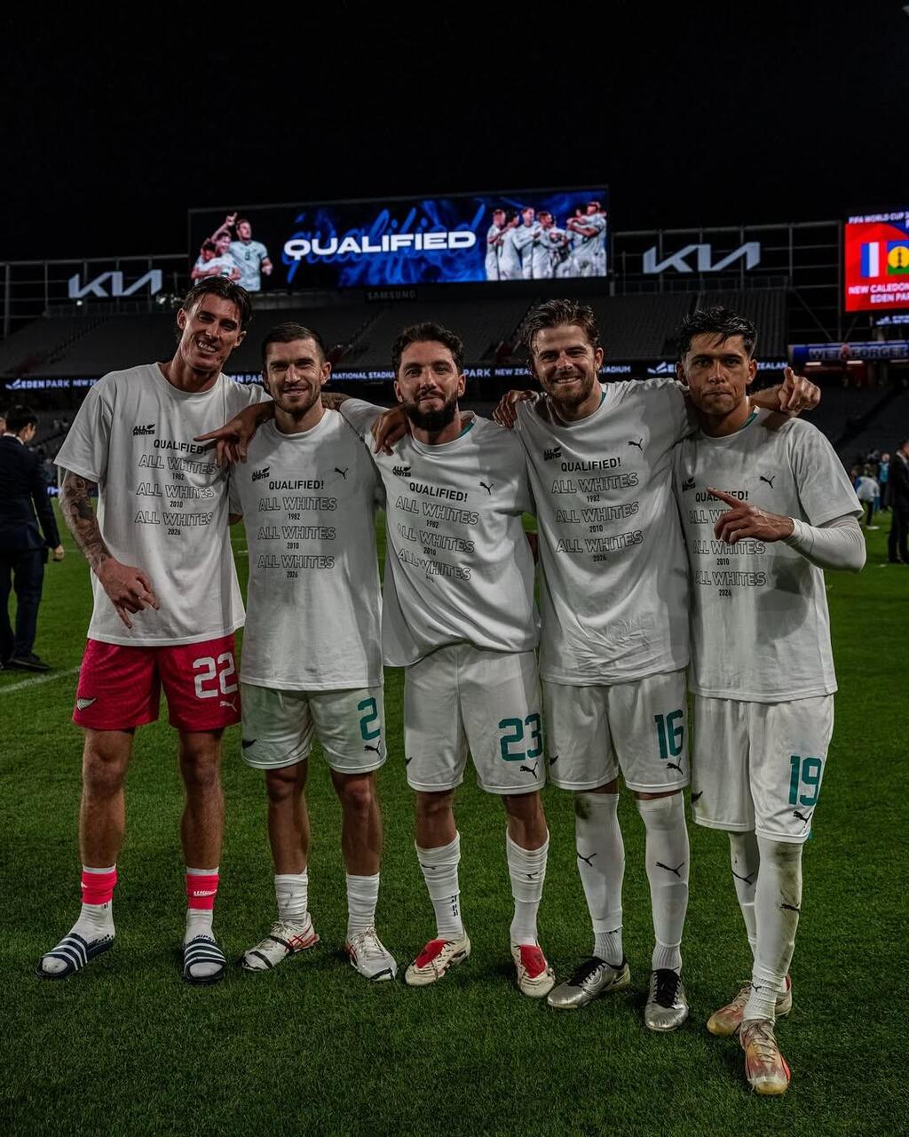 تأهل نيوزلندا لكأس العالم بعد فوزها على كاليدونيا (صفحة المنتخب على انستغرام) تأهل نيوزلندا لكأس العالم بعد فوزها على كاليدونيا