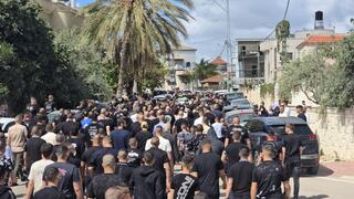 كفر قاسم تشيع الشاب أحمد سفيان طه الذي توفي اختناقًا بالنرجيلة