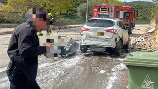 تفجير سيارة في قرية بيت جن