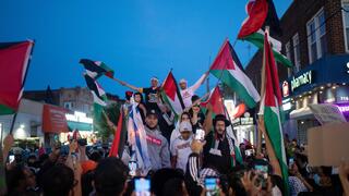 مظاهرات مؤيدة لفلسطين