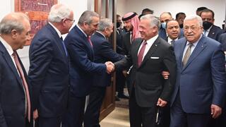 نائب رئيس السلطة الفلسطينية حسين الشيخ