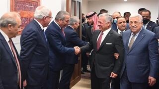 نائب رئيس السلطة الفلسطينية حسين الشيخ
