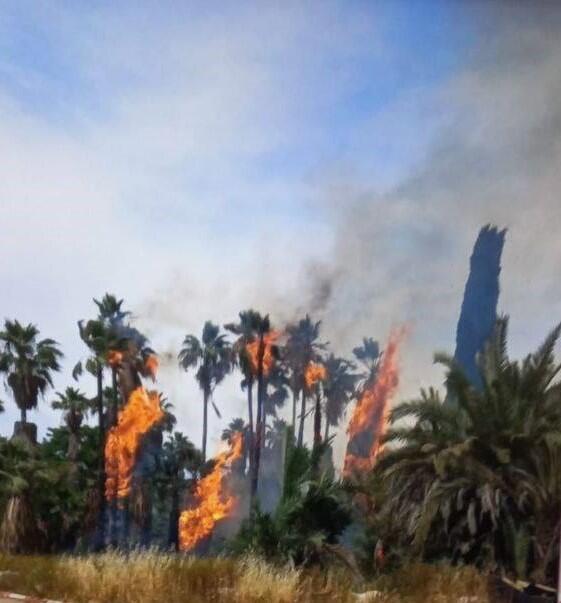 حريق رمات جان