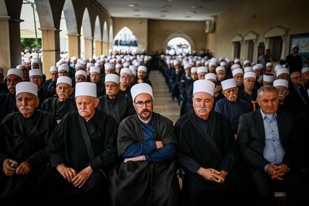 وقفة تأبينية في حرفيش لإحياء ذكرى أبناء الطائفة الدرزية الذين قتلوا في سوريا