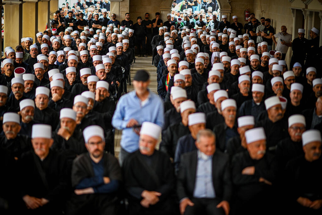 وقفة تأبينية في حرفيش لإحياء ذكرى أبناء الطائفة الدرزية الذين قتلوا في سوريا