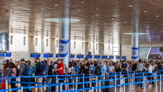 طوابير طويلة في مطار بن غوريون