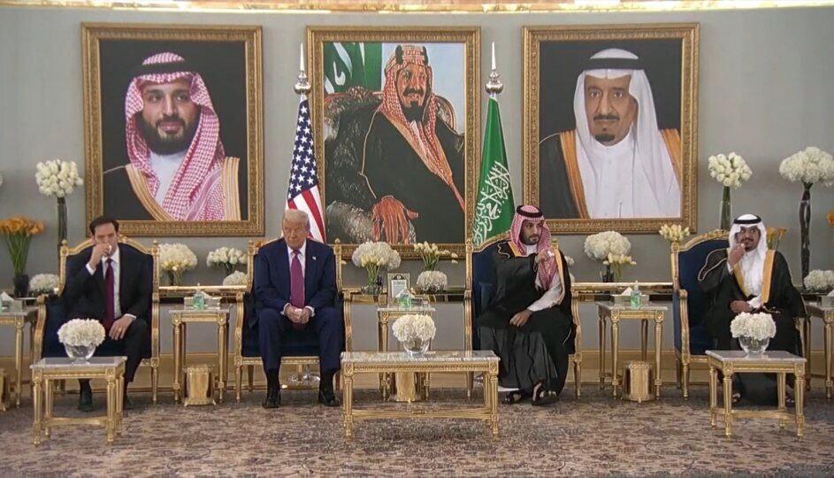 ترامب في السعودية مع ولي العهد محمد بن سلمان