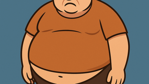صورة تعبر عن السمنة - الوزن الزائد