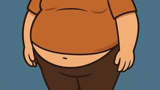 صورة تعبر عن السمنة - الوزن الزائد