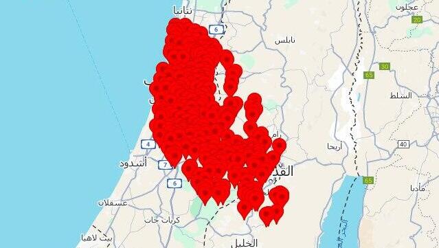 صافرات إنذار في تل أبيب والمركز