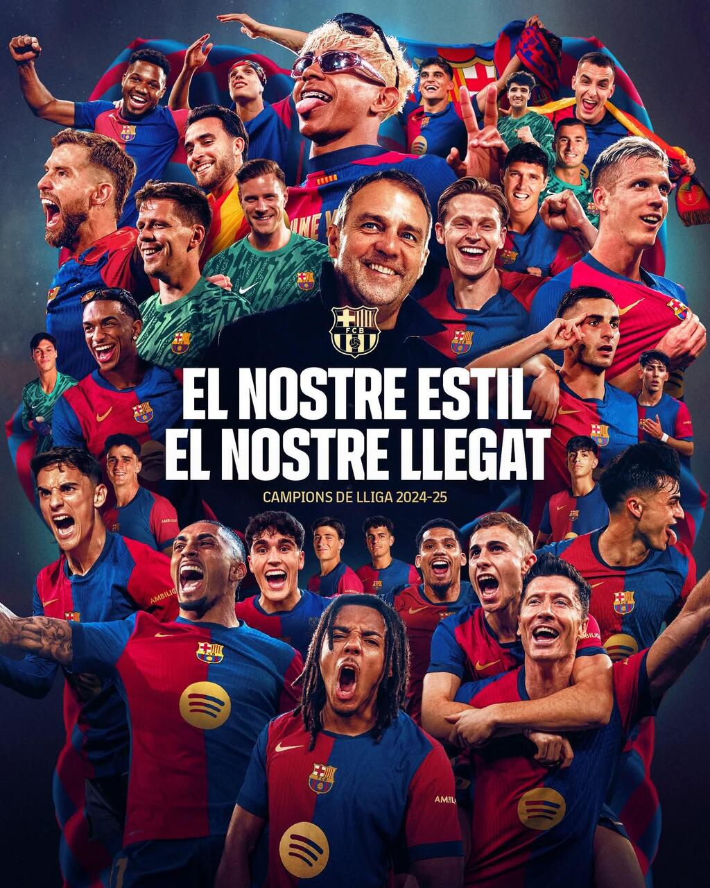برشلونة بطل الدوري
