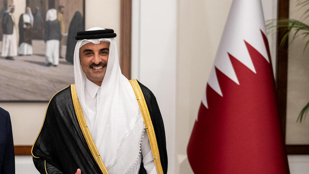 الرئيس دونالد ترامب مع أمير قطر الشيخ تميم بن حمد آل ثاني