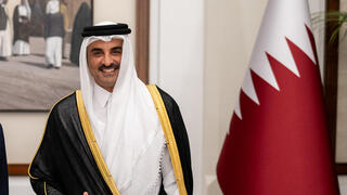 الرئيس دونالد ترامب مع أمير قطر الشيخ تميم بن حمد آل ثاني