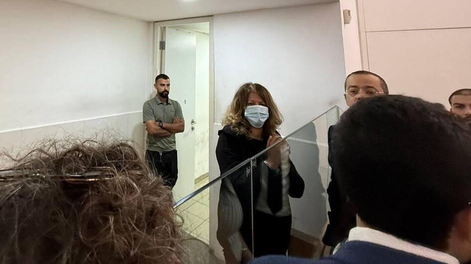 سناء سلامة خلال عرضها على المحكمة