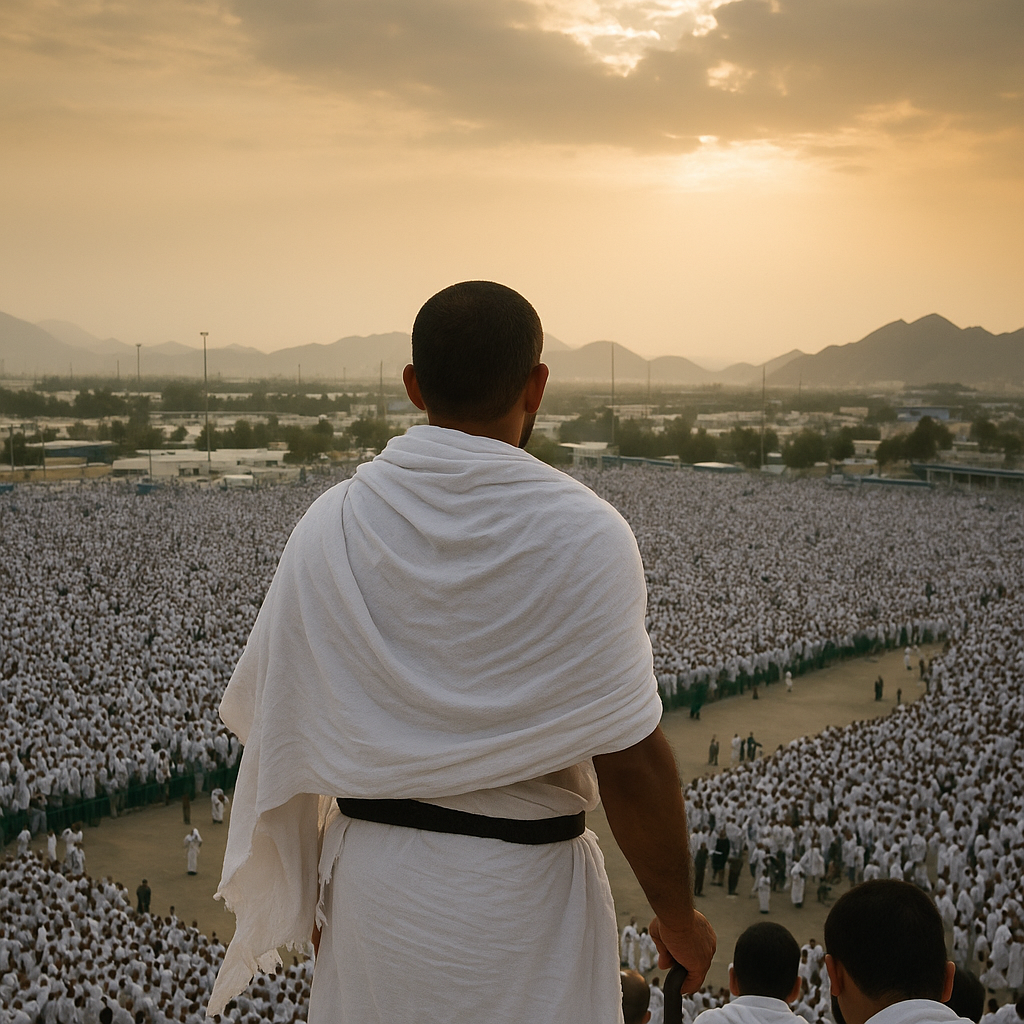 توافد الحجاج إلى المسجد الحرام لأداء "طواف القدوم" (1) توافد الحجاج إلى المسجد الحرام لأداء "طواف القدوم"