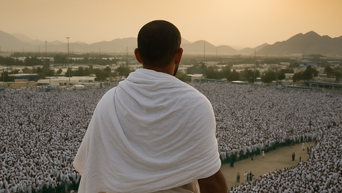 توافد الحجاج إلى المسجد الحرام لأداء "طواف القدوم"
