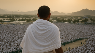 توافد الحجاج إلى المسجد الحرام لأداء "طواف القدوم"