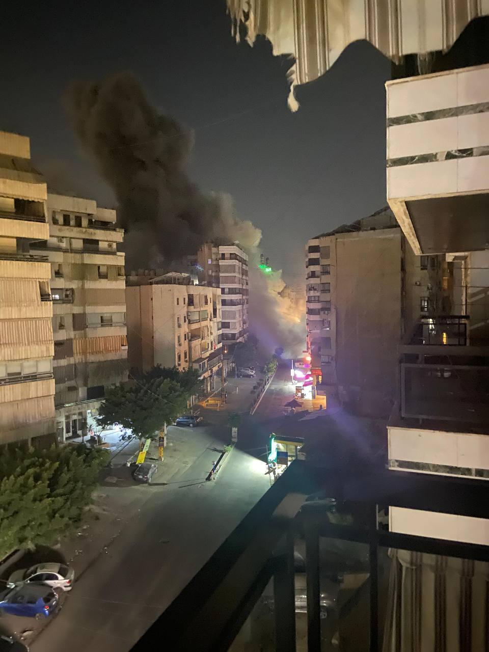 هجمات واسعة في ضاحية بيروت الجنوبية