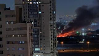 صور من الهجوم الإسرائيلي على إيران
