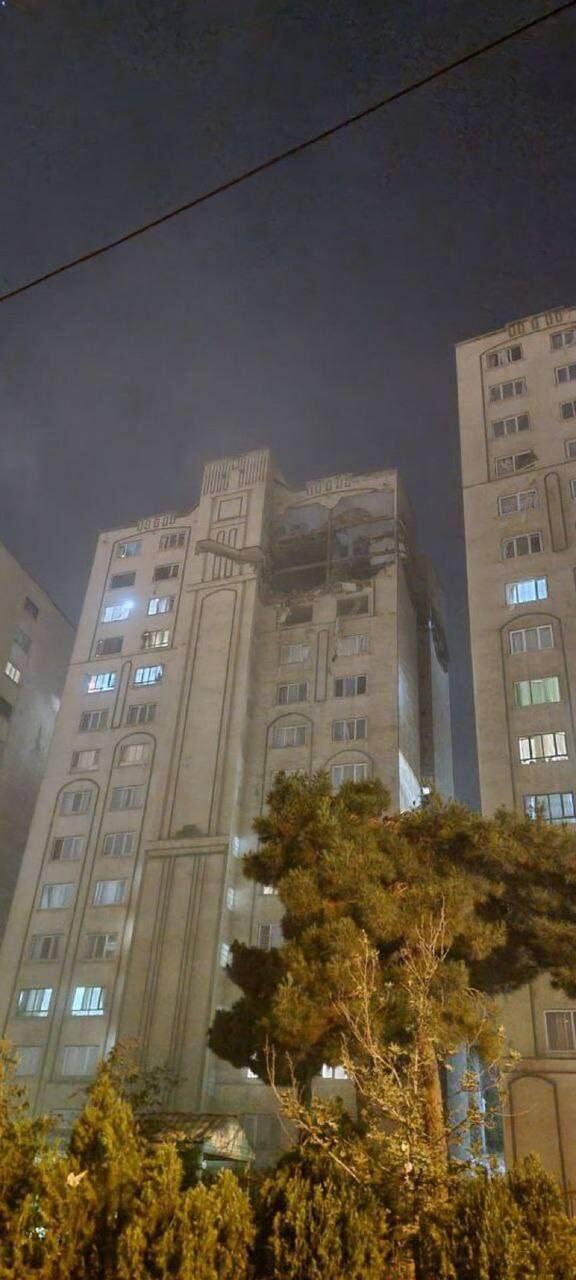 صور من الهجوم الإسرائيلي على إيران
