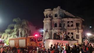 موقع سقوط الصاروخ في طمرة تُظهر الدمار الواسع في المبنى السكني