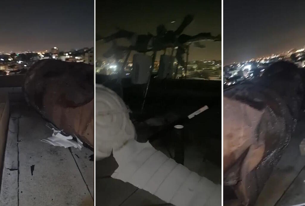 سقوط شظية على بنايته في كفر قاسم