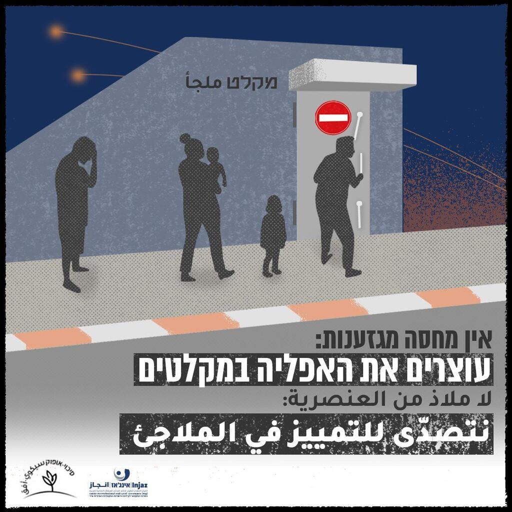  منع العرب من دخول الملاجئ في المدن اليهوديّة والمختلطة