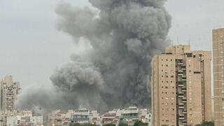 سقوط صاروخ في بئر السبع
