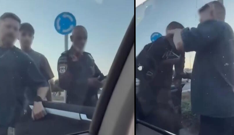 فيديو يوثّق اعتداء شرطي بلباس مدني على سائق عربي قرب كرمئيل (بموجب بند 27 أ لقانون الحقوق الأدبية عام 2007) فيديو يوثّق اعتداء شرطي بلباس مدني على سائق عربي قرب كرمئيل
