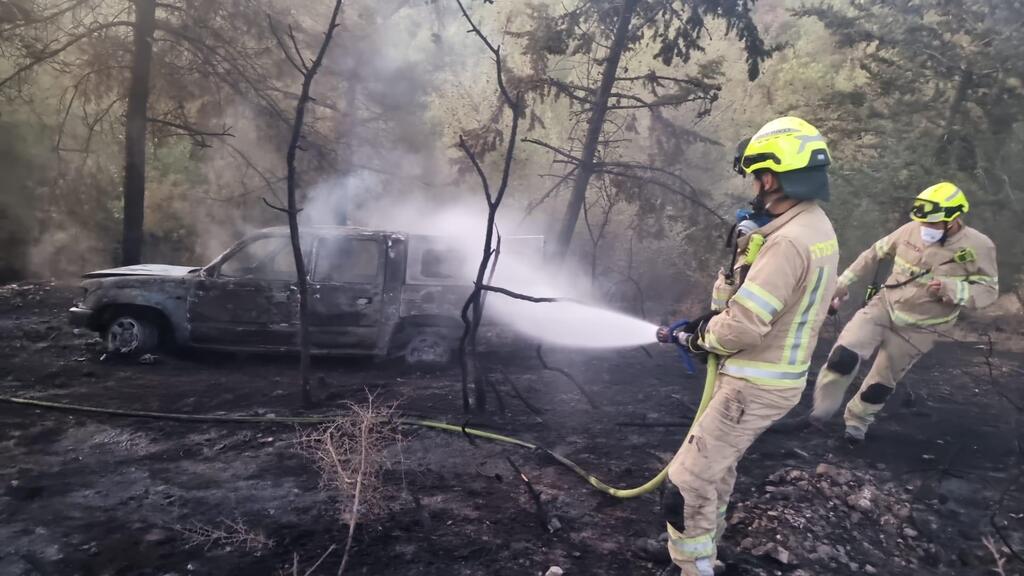 صفد: العثور على جثة داخل مركبة محترقة في غابة