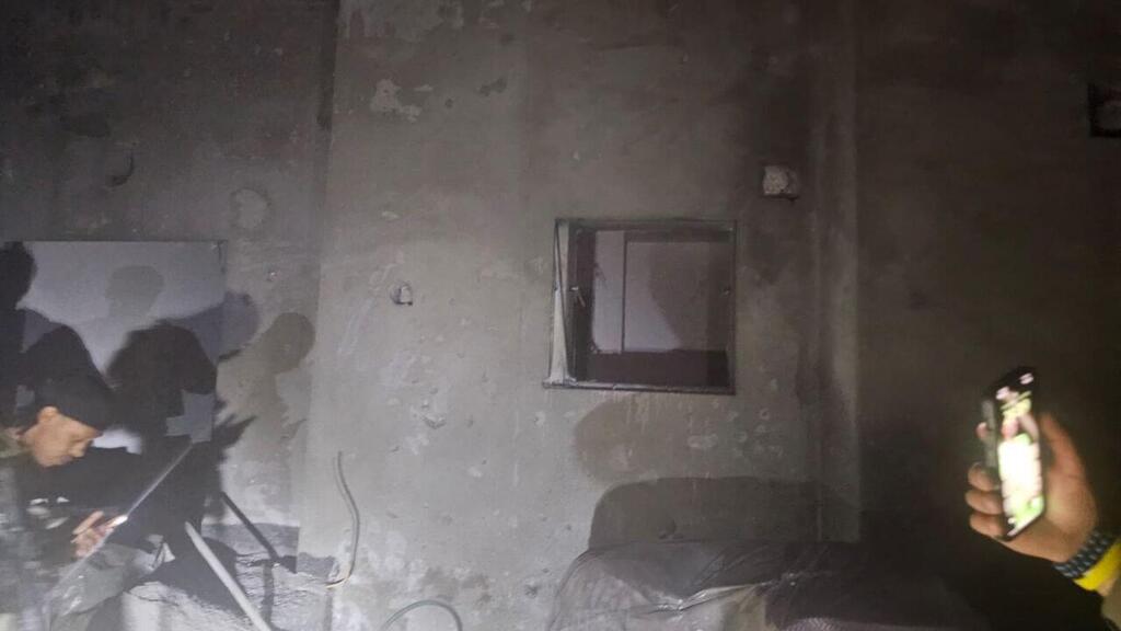 سقوط قذيفة صاروخية في نيريم بغلاف غزة
