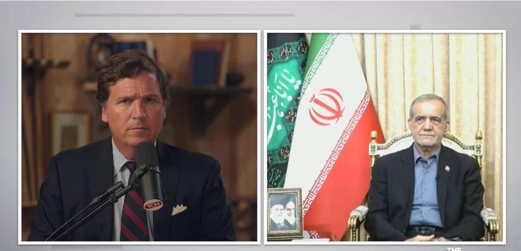 الرئيس الإيراني مسعود بزشكيان قال في مقابلة مع الصحافي الأمريكيّ تاكر كارلسون إنَّ إسرائيل حاولت اغتياله خلال الحرب الأخيرة
