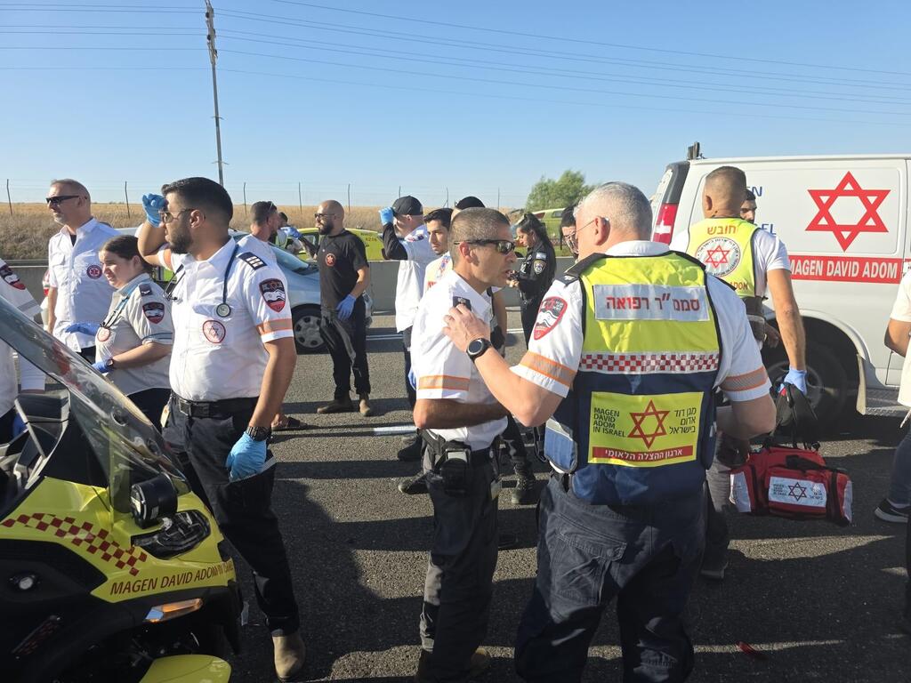 حادث طرق على شارع 77 قرب مفرق بوريا
