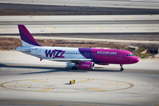Wizz Air في مطار بن غوريون
