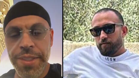من اليسار: نور حريري ورامي عثمان 